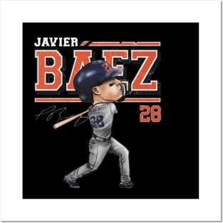 Javier Baez Detroit Cartoon Posters and Art